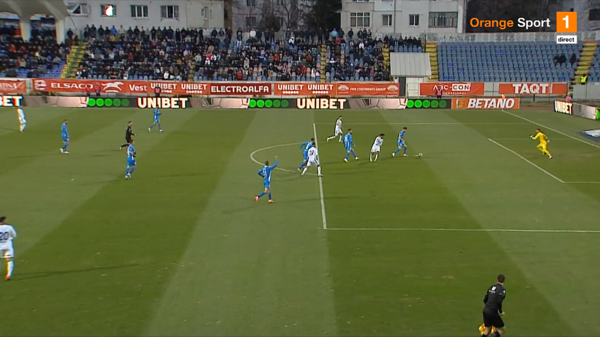 Gol controversat în Botoșani - CSU Craiova