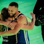 Sabrina Ionescu l-a înfruntat pe Steph Curry la All Star Game. Foto: NBA