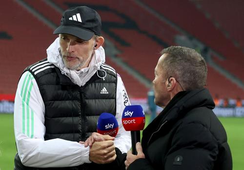 Thomas Tuchel și Lothar Matthaus, legendarul jucător german devenit analist sportiv Foto: Guliver/GettyImages