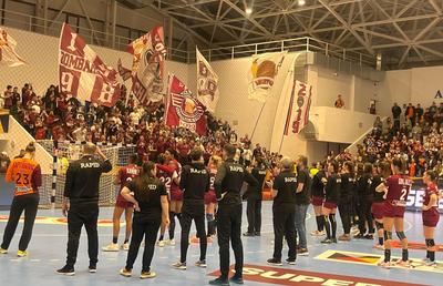 Rapid - Esbjerg 24-33» Vicecampioana României, eliminată din Liga Campionilor! Înfrângere dură la Mioveni