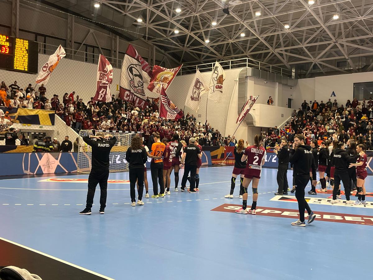 Rapid - Esbjerg 24-33» Vicecampioana României, eliminată din Liga Campionilor! Înfrângere dură la Mioveni