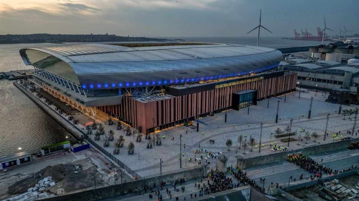 Noul stadion al echipei Everton. Foto: X