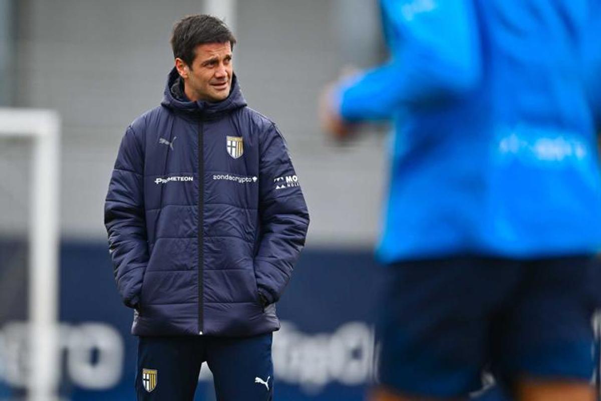 Cristi Chivu, la primul antrenament din postura de antrenor al Parmei