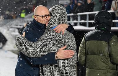 7 momente inedite de la Rapid - FC Botoșani » Gestul hazliu al lui Leo Grozavu la adresa lui Marius Șumudică și revederea foștilor colegi în Giulești