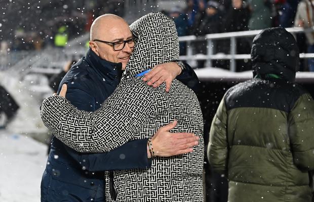 7 momente inedite de la Rapid - FC Botoșani » Gestul hazliu al lui Leo Grozavu la adresa lui Marius Șumudică și revederea foștilor colegi în Giulești