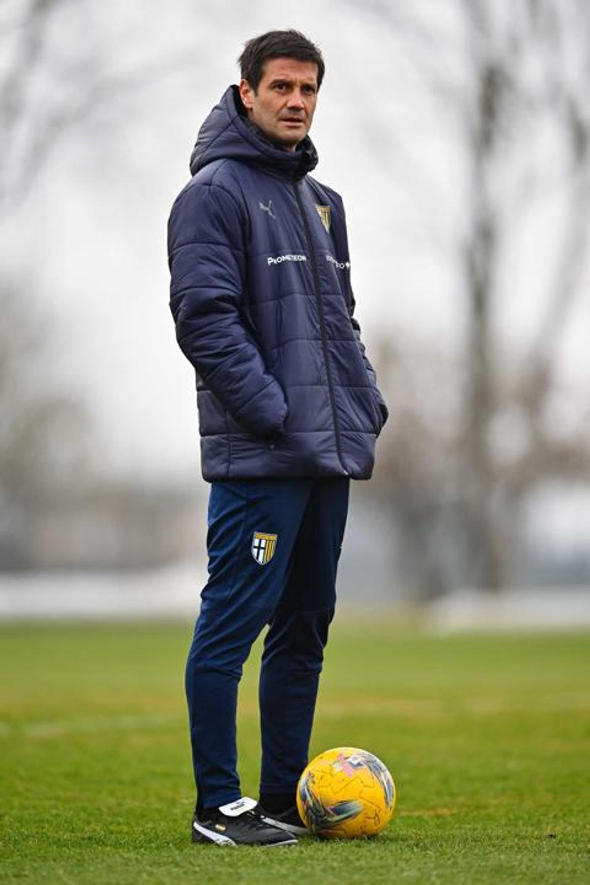 Cristi Chivu, la primul antrenament din postura de antrenor al Parmei