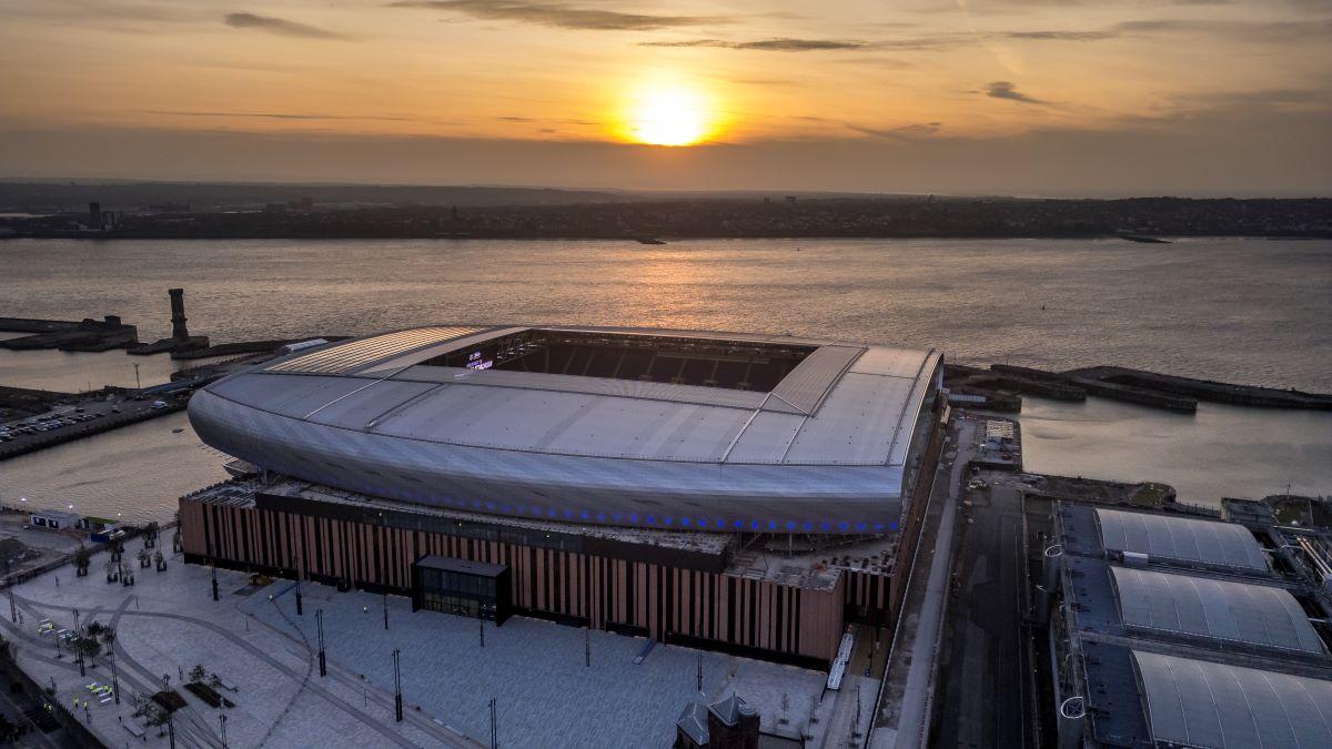 Noul stadion al echipei Everton. Foto: X