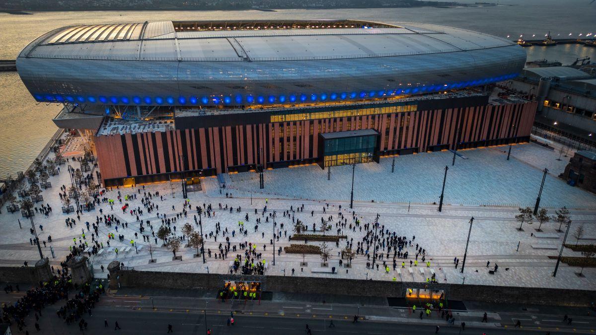 Noul stadion al echipei Everton. Foto: X
