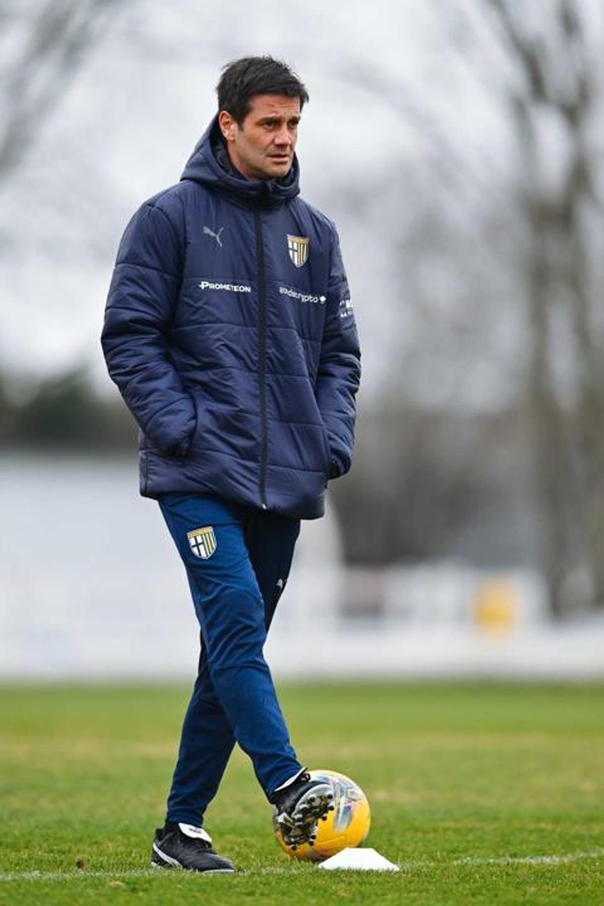 Cristi Chivu, la primul antrenament din postura de antrenor al Parmei
