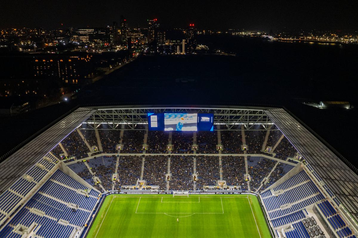 Noul stadion al echipei Everton. Foto: X