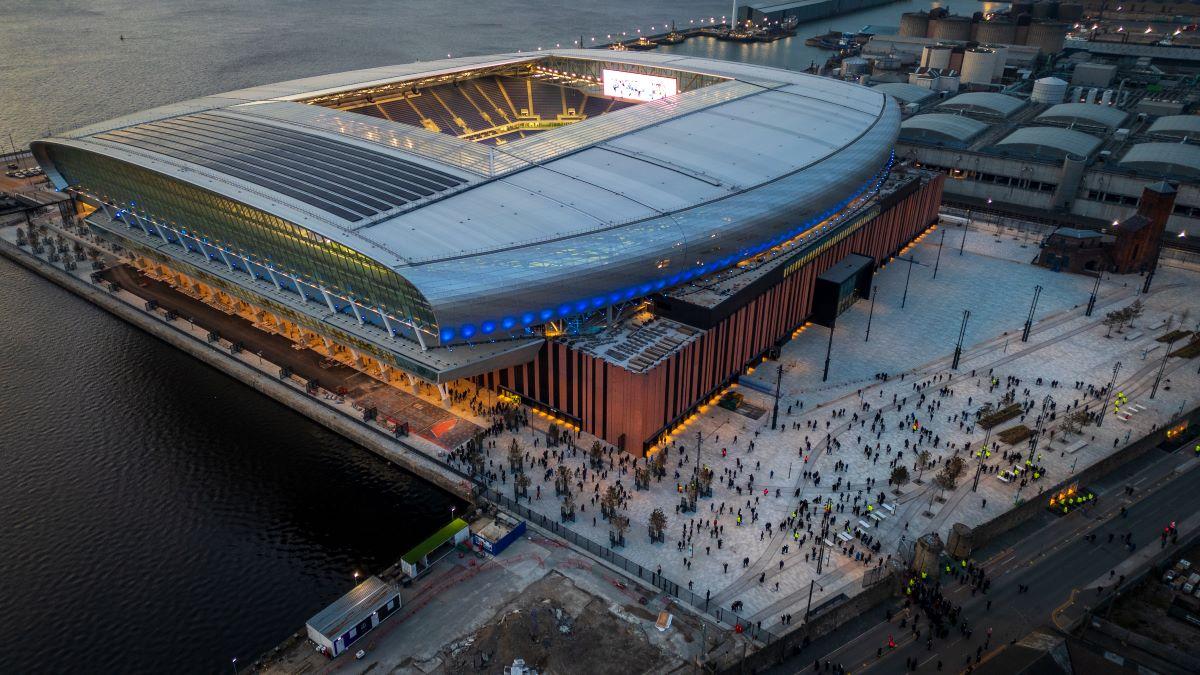 Noul stadion al echipei Everton. Foto: X