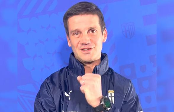 Cristi Chivu, primul mesaj public ca antrenor la Parma: „Avem nevoie”