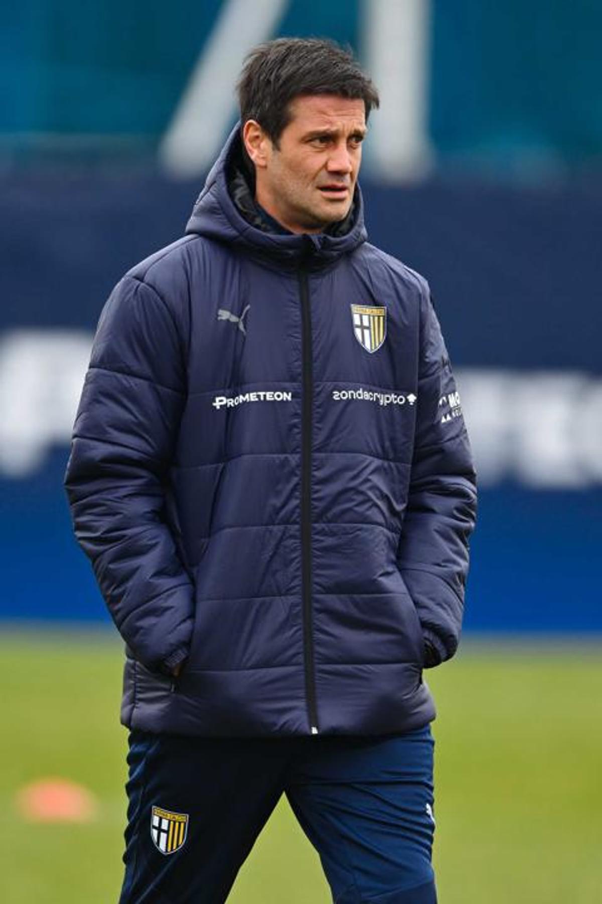 Cristi Chivu, la primul antrenament din postura de antrenor al Parmei