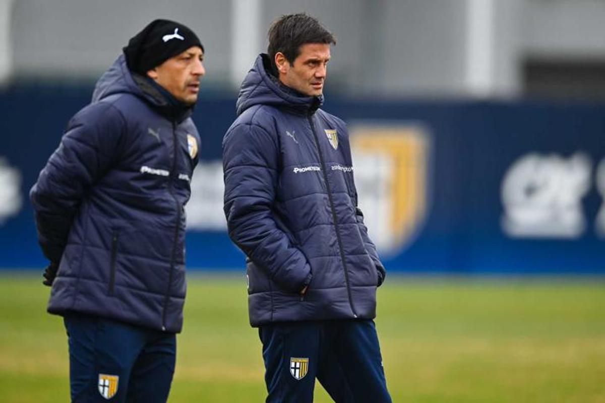Cristi Chivu, la primul antrenament din postura de antrenor al Parmei