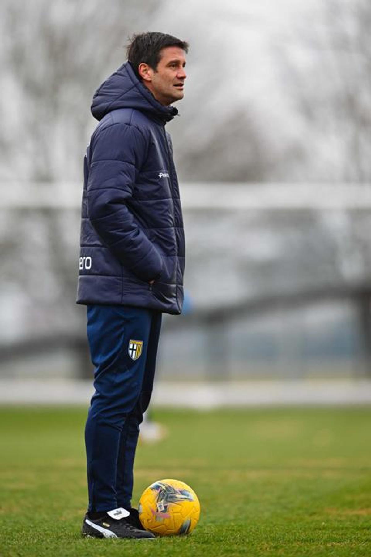 Cristi Chivu, la primul antrenament din postura de antrenor al Parmei