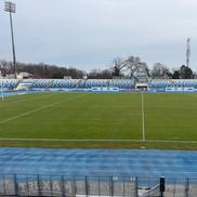 Gazonul arenei din Iași, înainte de partida de rugby România - Belgia. Foto: Ovidiu Minea (GSP)