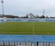 Gazonul arenei din Iași, înainte de partida de rugby România - Belgia. Foto: Ovidiu Minea (GSP)