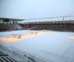 Stadionul Rapid, Giulești. Iarna a pus stăpânire pe București - 18 februarie 2026. Foto: Ionuț Iordache (GSP.RO)