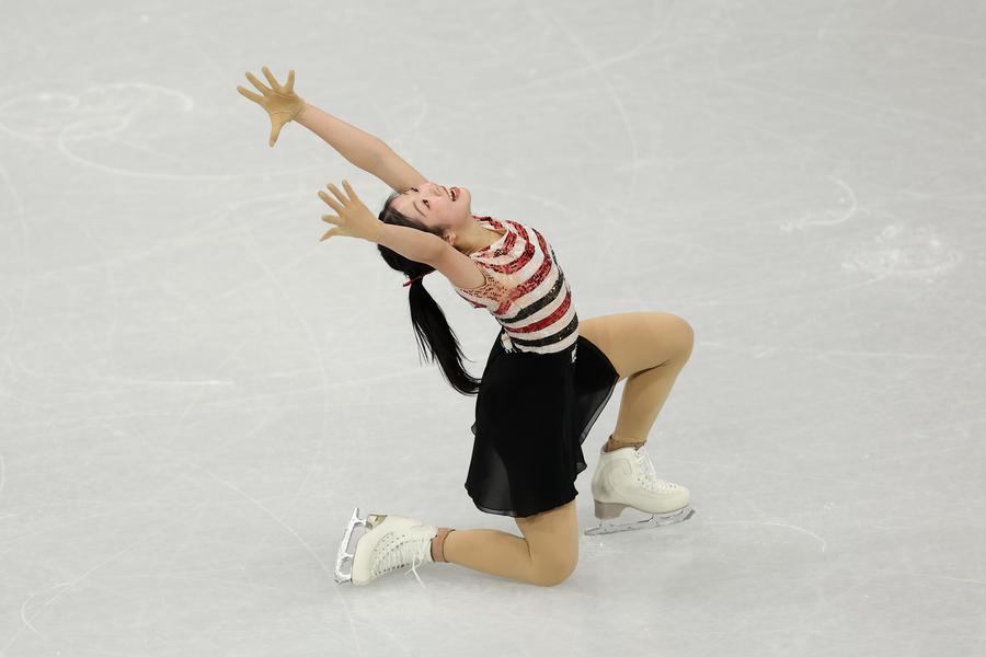 Ami Nakai la finalul programului FOTO Guliver/GettyImages Ami Nakai, surpriza Japoniei la Jocurile Olimpice în proba feminină