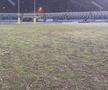 Gazonul arenei din Iași, în urma partidei de rugby România - Belgia. Foto: Ovidiu Minea (GSP)