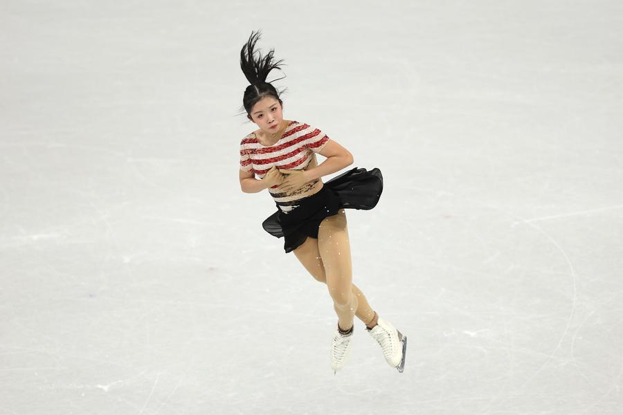 Ami Nakai plutind pe gheață FOTO Guliver/GettyImages Ami Nakai, surpriza Japoniei la Jocurile Olimpice în proba feminină