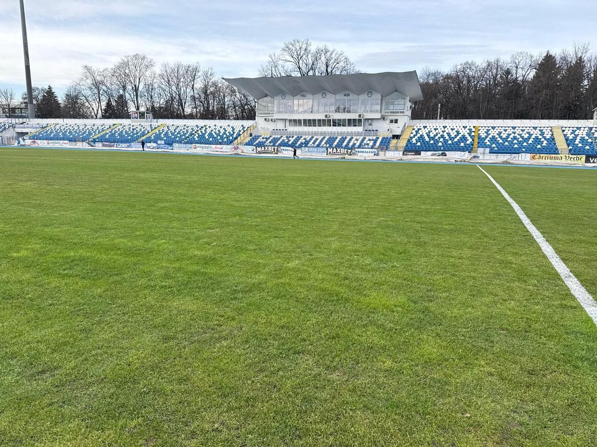 Stadionul „Emil Alexandrescu” din Iași. Foto: Ovidiu Minea (GSP)