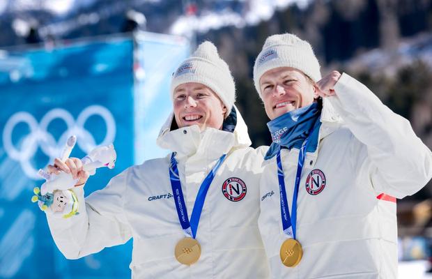Johannes Klaebo - al zecelea aur olimpic din carieră! Încă o cursă câștigată de norvegian, alături de compatriotul său Einar Hedegart