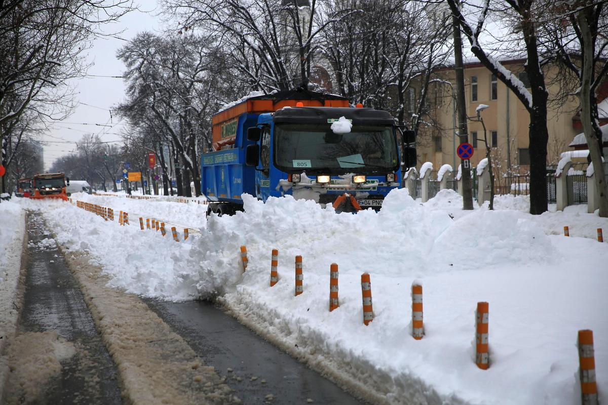 Zăpadă București - februarie 2026