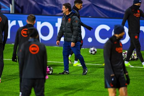 Imagine de la antrenamentul condus de Cristi Chivu la Bodo înaintea partidei jucate de Inter în play-off-ul de Liga Campionilor / Foto: Imago