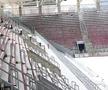 Stadionul Rapid, Giulești. Iarna a pus stăpânire pe București - 18 februarie 2026. Foto: Ionuț Iordache (GSP.RO)