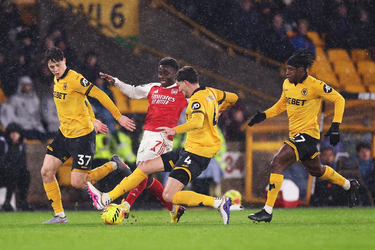 Arsenal se încurcă cu „lanterna roșie” Wolverhampton » „Tunarii” ratează șansa de a urca la +7 în fruntea Premier League