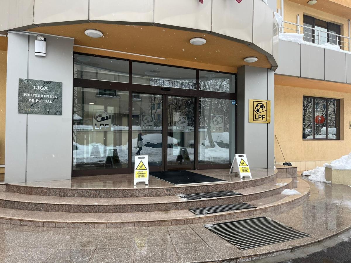 Sediul LPF, în ziua ședinței Comisiei de Disciplină