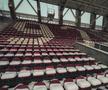 Arena Rapidului, înzăpezită pe data de 18 februarie 2026 / Foto: Facebook Rapid