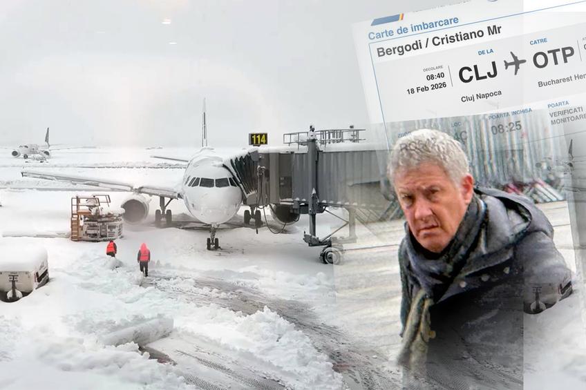 Cristiano Bergodi n-a mai putut ajunge azi la București / Fotomontaj GSP