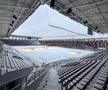 Stadionul Rapid, Giulești. Iarna a pus stăpânire pe București - 18 februarie 2026. Foto: Ionuț Iordache (GSP.RO)