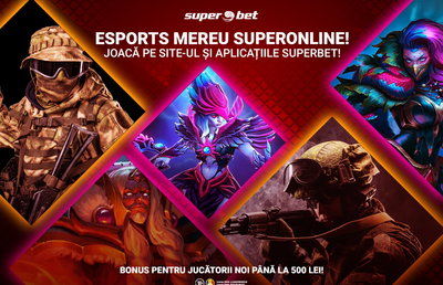 La superbet pariezi acum și pe esports! Superpariuri pe jocurile tale preferate!
