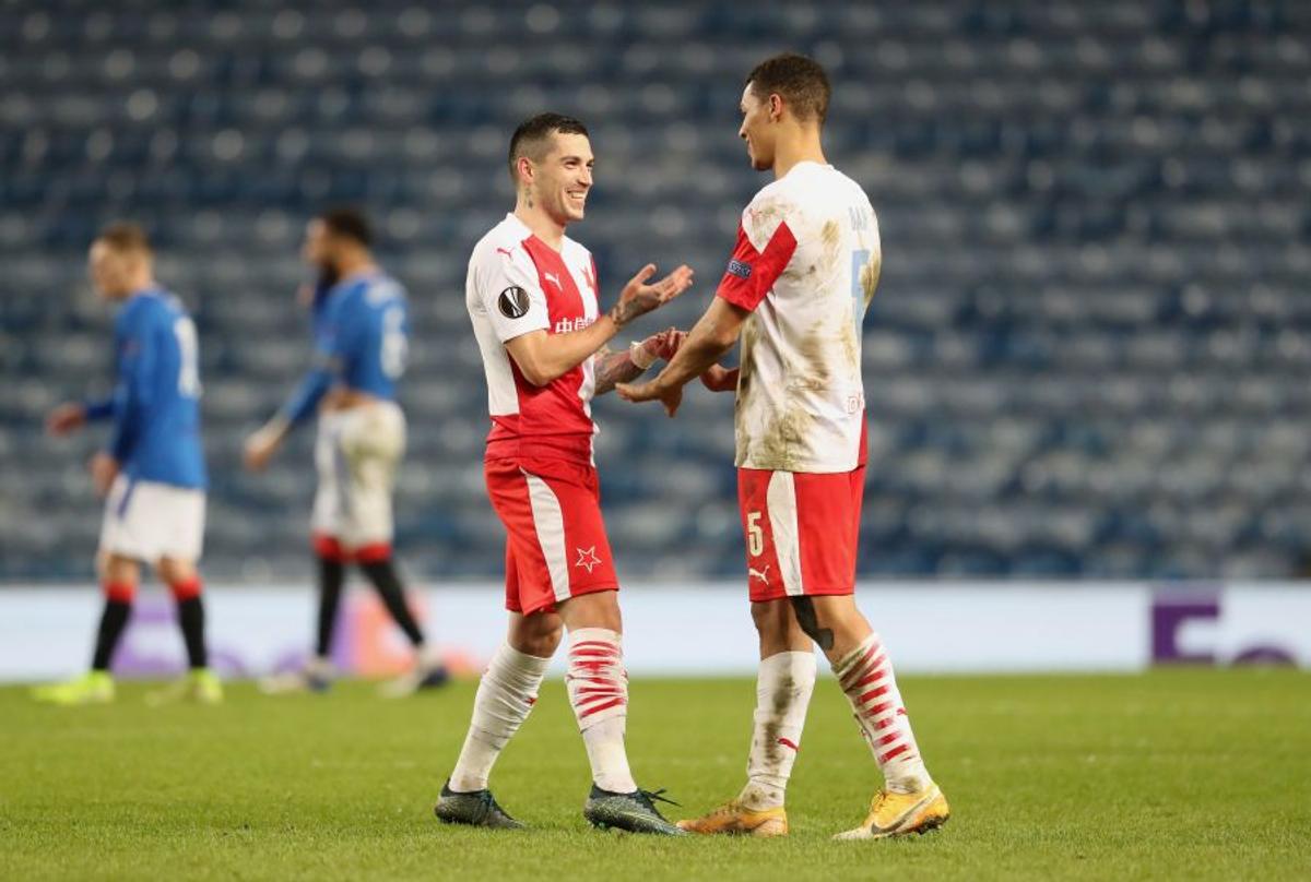 Rangers - Slavia Praga 0-2. VIDEO + FOTO Nicolae Stanciu, din nou magistral în Europa!