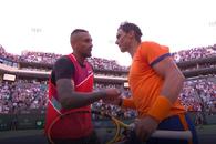 Încă un meci aprig între Nadal și Kyrgios » Momente incredibile cu australianul în prim-plan