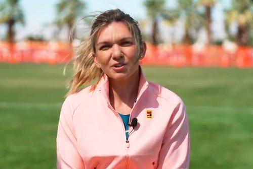 Simona Halep // foto: captură Twitter