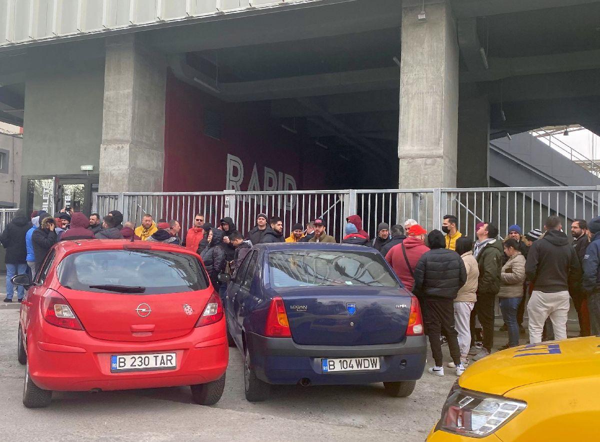 Rapidiștii au luat cu asalt casele de bilete » Ce s-a întâmplat azi, în Giulești