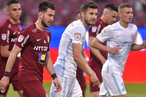 Lucian Filip (centru), într-un meci cu CFR Cluj // foto: Imago Images