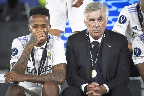 Carlo Ancelotti, alături de Eder Militao // sursă foto: Imago Images