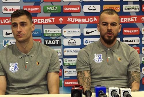 Ionuț Larie (36 de ani), fundașul central al celor de la Farul Constanța, și Denis Alibec (32 de ani), atacantul „marinarilor”, au prefațat meciul pe care dobrogenii îl vor disputa împotriva lui Sepsi