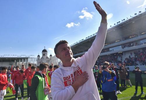 Ovidiu Burcă, antrenor Dinamo.
Foto: Cristi Preda (GSP)