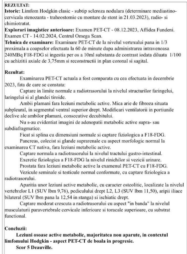 Diagnosticul primit de Denis Dobra
