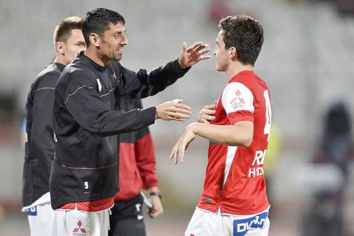 Cosmin Matei și Ionel Dănciulescu în 2012, la Dinamo // foto: arhivă GSP