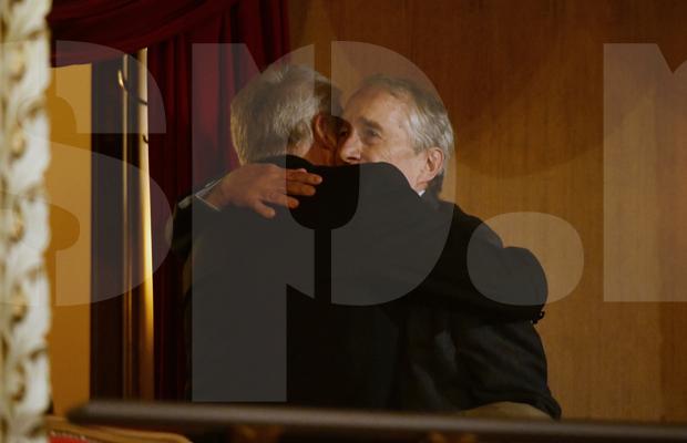 Boloni a urcat pe scenă și toată lumea a amuțit timp de 15 minute: „Eram fericit și încă sunt!” » Valentin Ceaușescu a început să plângă în timpul discursului