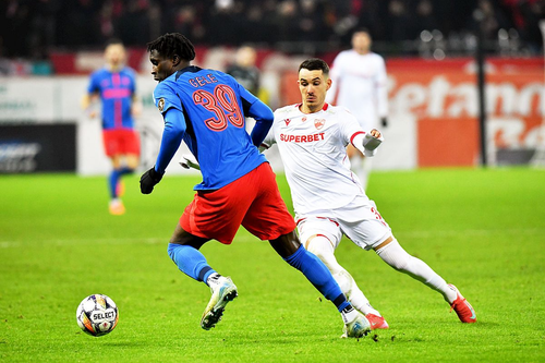 FCSB - Dinamo 2-1, în returul sezonului regulat. FOTO: GSP