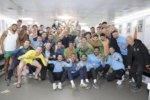 5-0! Echipa lui Ianis Hagi (stânga sus) și-a zdrobit adversara // FOTO: X