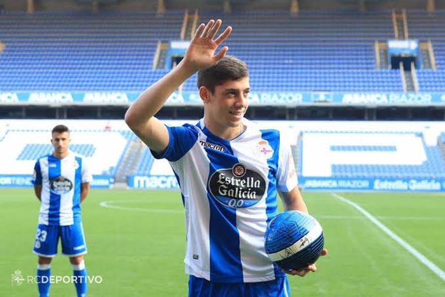 Valverde în tricoul lui Deportivo La Coruna Numele celebru din fotbal care l-a descoperit pe Federico Valverde: „După zece minute am văzut ce fotbalist este”